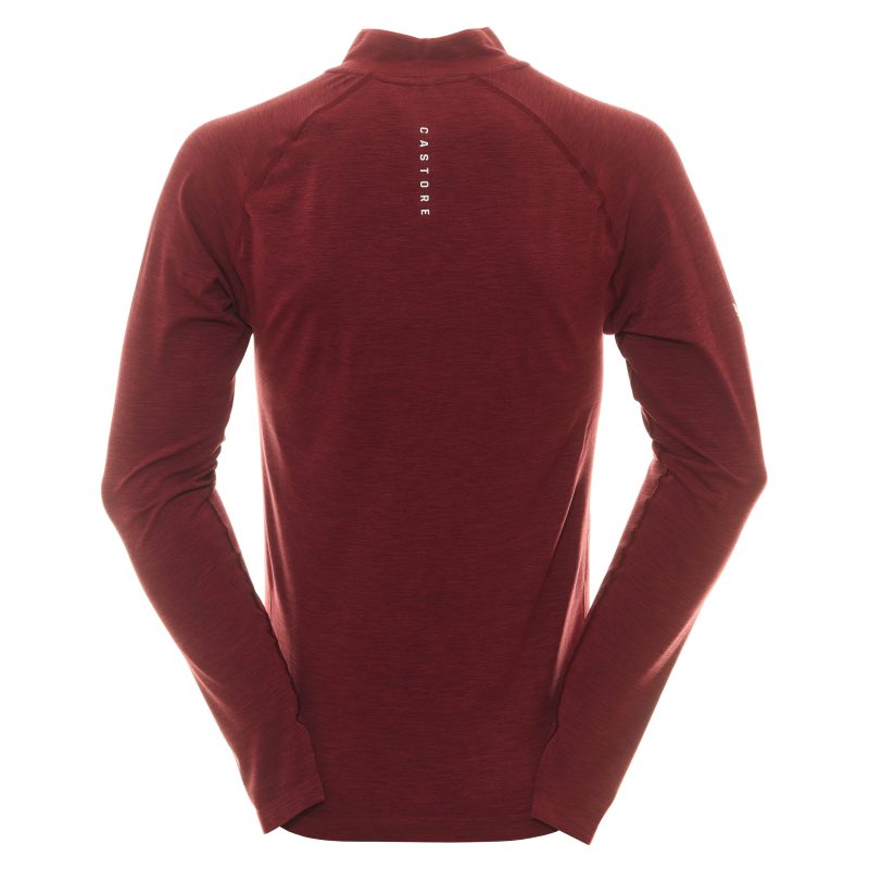 Castore Golf Seamless Mock 1 4 Zip CM0820 Cabernet 2