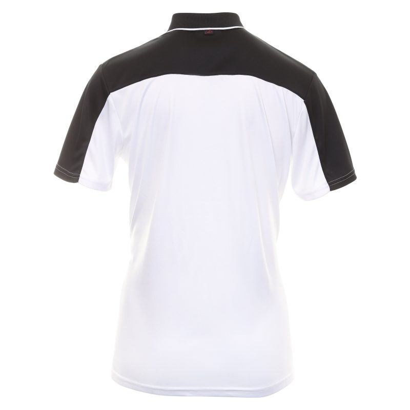 Couture Club Golf Panelled 1 4 Shirt TCCM1977 Black White 2