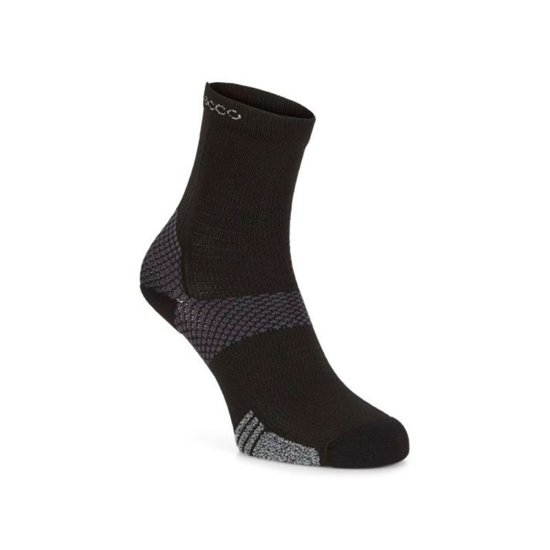 Ecco Tour Lite Crew Golf Socks 9085424 Black Wild Dove 90104