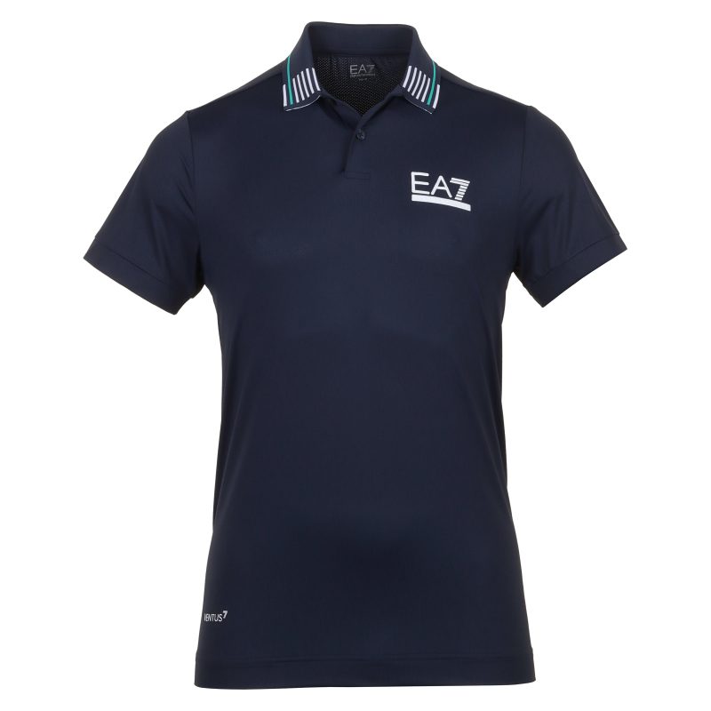 Emporio Armani EA7 Golf Ventus7 Contrast Detail Polo Shirt PJMMZ 3DPF11 1554 1