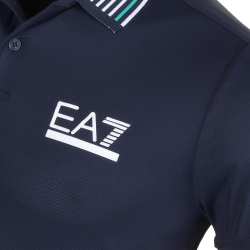 Emporio Armani EA7 Golf Ventus7 Contrast Detail Polo Shirt PJMMZ 3DPF11 1554 3