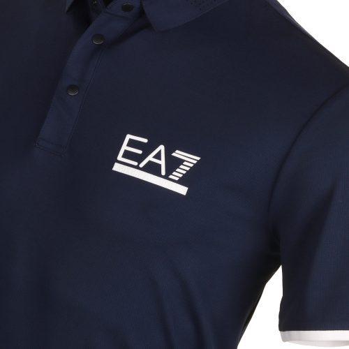 Emporio Armani EA7 Golf Ventus7 Perf Collar Polo Shirt PJMLZ 3DPF14 1554 3