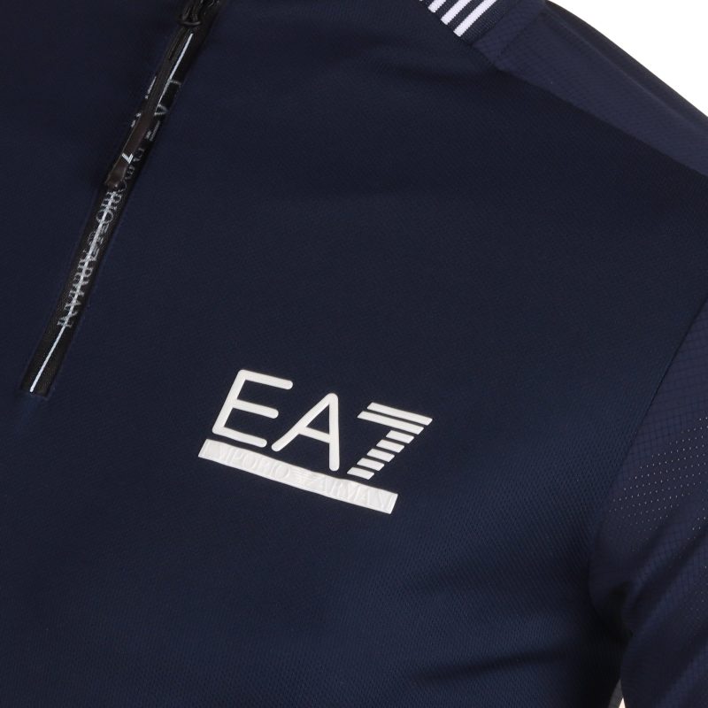 Emporio Armani EA7 Golf Ventus7 Zip Neck LS Shirt PJMLZ 3DPT03 1554 3