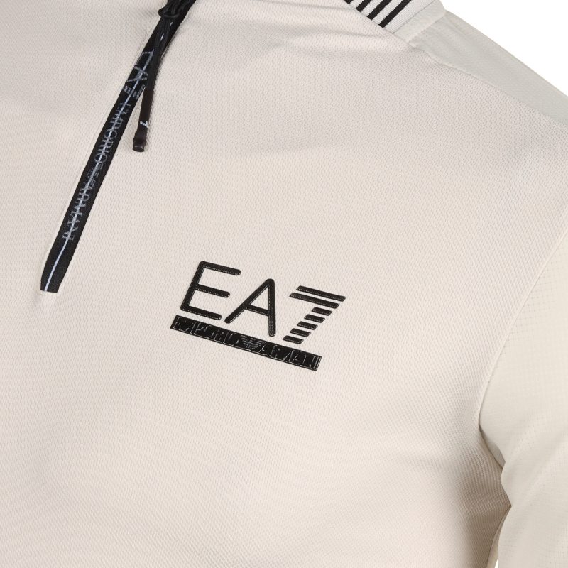 Emporio Armani EA7 Golf Ventus7 Zip Neck LS Shirt PJMLZ 3DPT03 1946 3