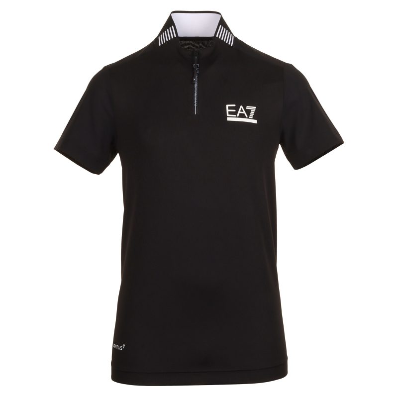 Emporio Armani EA7 Golf Ventus7 Zip Neck Shirt PJMLZ 3DPT51 1200 1