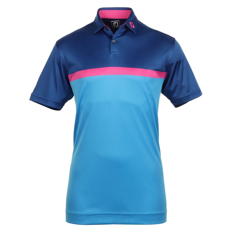 FootJoy Colour Block Interlock Golf Shirt 81612 1