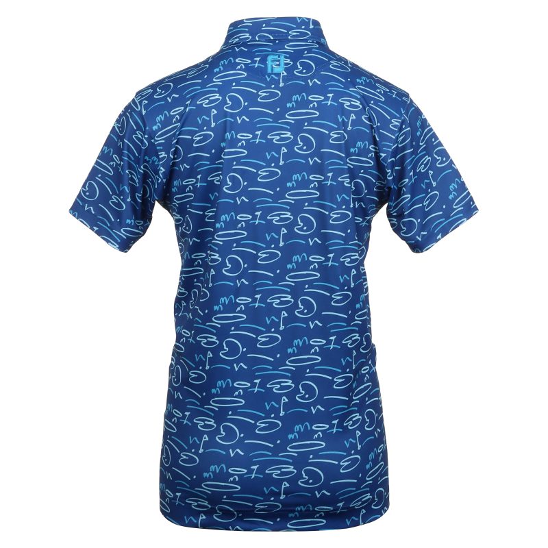 FootJoy Golf Course Doodle Pique Golf Shirt 81581 2