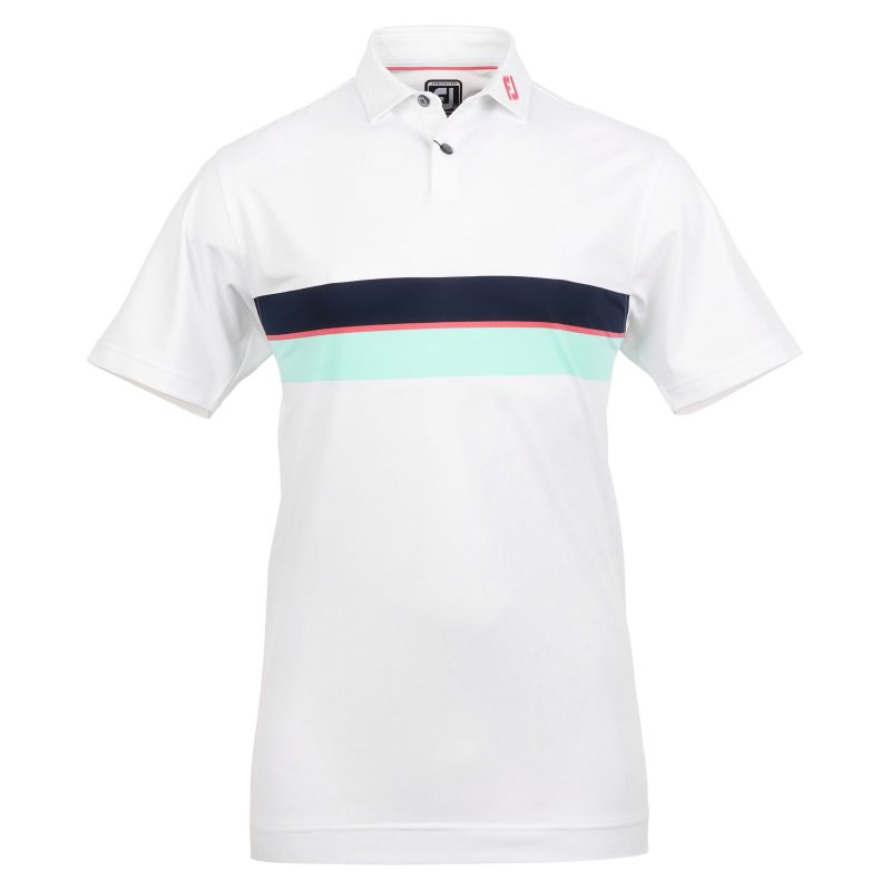 FootJoy Golf Double Chest Band Pique Golf Shirt 81572 1