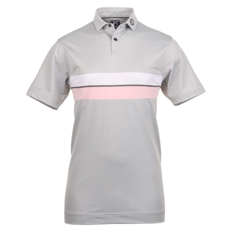 FootJoy Golf Double Chest Band Pique Golf Shirt 81574 1