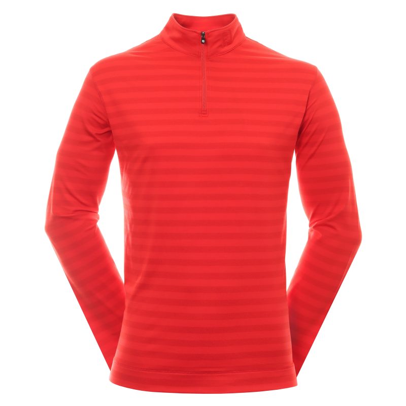 FootJoy Peach Tonal Stripe Chill Out Pullover 88447 1