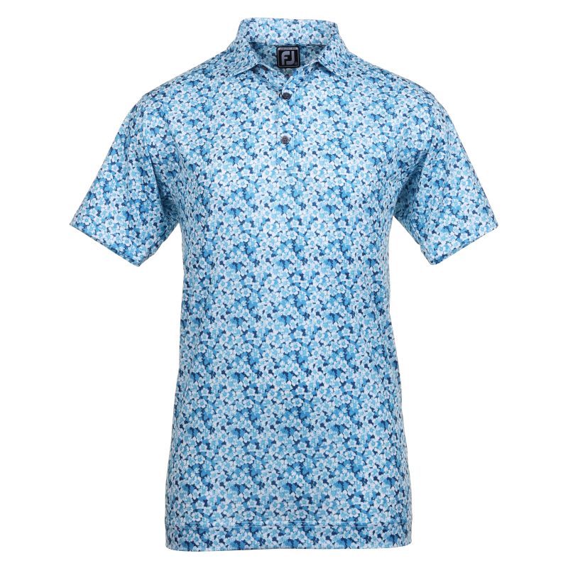 FootJoy Primrose Print Lisle Golf Shirt 81567 1