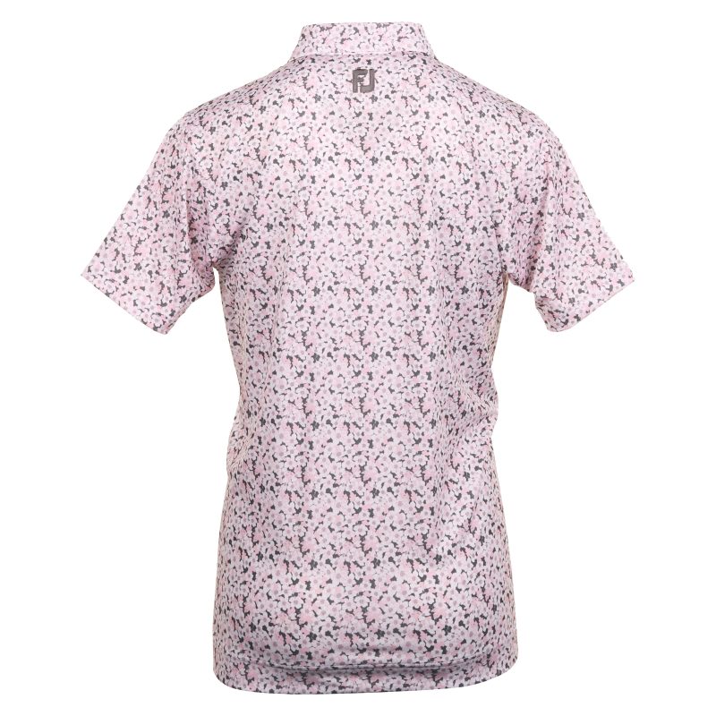 FootJoy Primrose Print Lisle Golf Shirt 81570 2