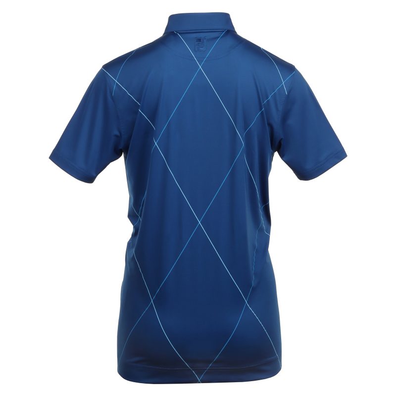 FootJoy Raker Print Lisle Golf Shirt 81601 2