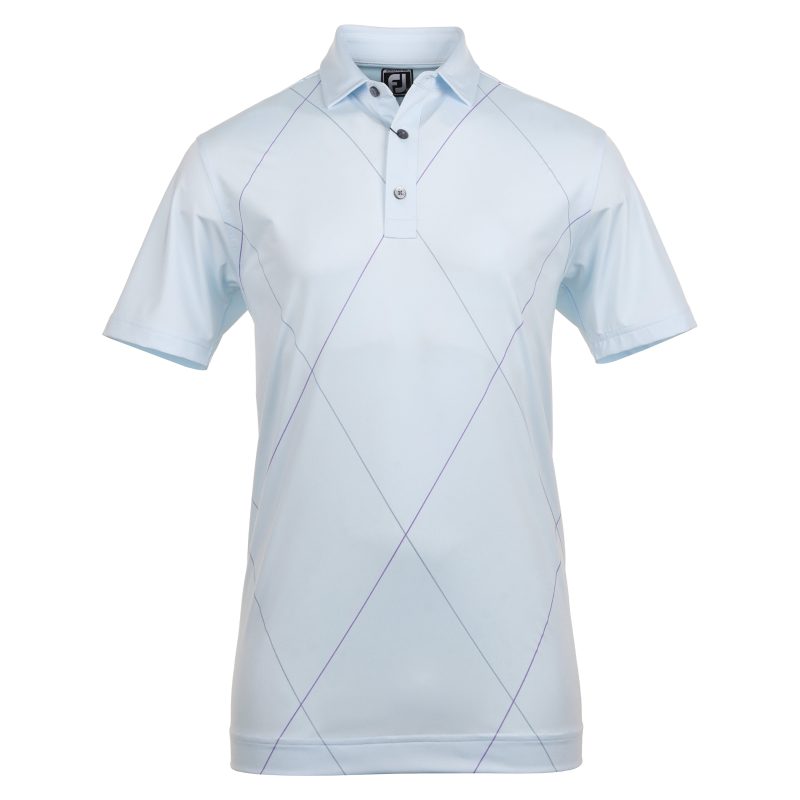 FootJoy Raker Print Lisle Golf Shirt 81605 1