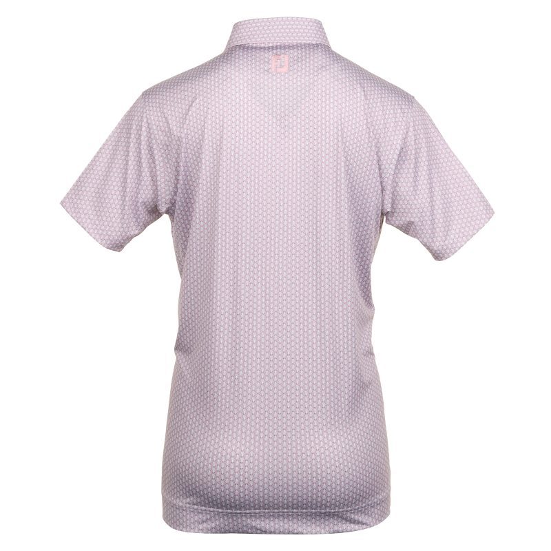 FootJoy Scallop Shell Foulard Lisle Golf Shirt 81580 2