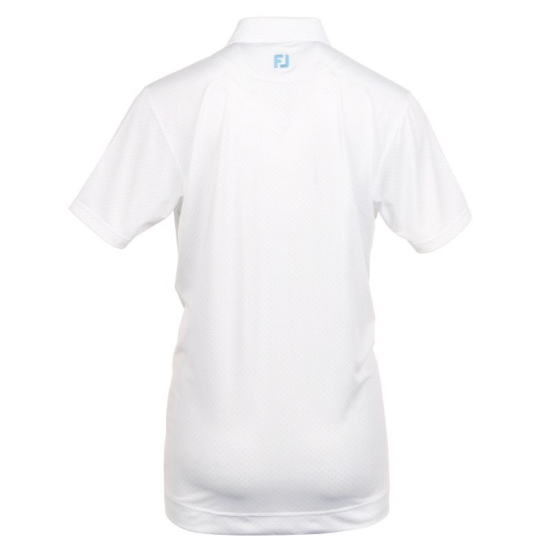 FootJoy Stretch Dot Print Lisle Golf Shirt 81674 2 1