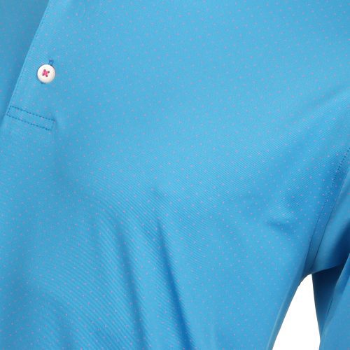 FootJoy Stretch Dot Print Lisle Golf Shirt 81678 3