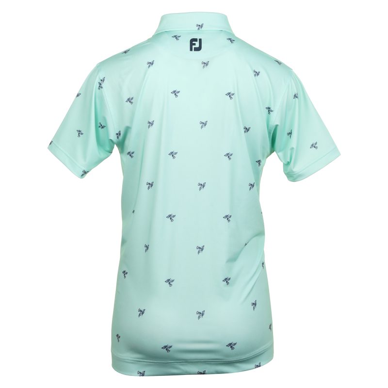 FootJoy Thistle Print Lisle Golf Shirt 80888 2