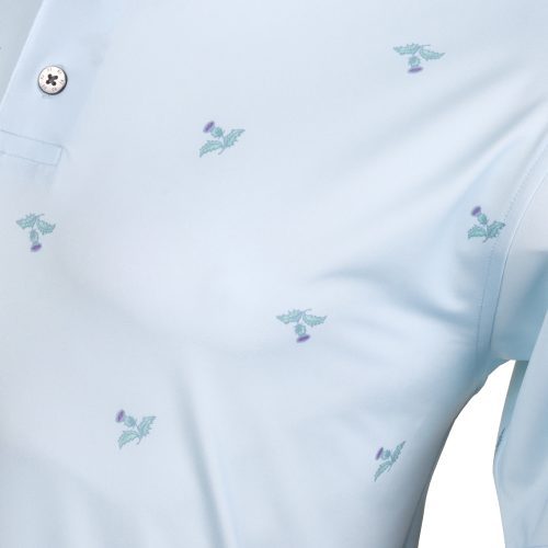 FootJoy Thistle Print Lisle Golf Shirt 80889 3