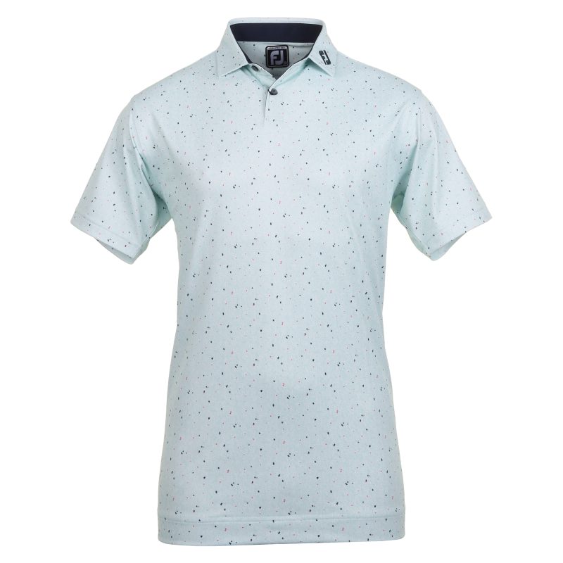 FootJoy Tweed Texture Pique Golf Shirt 81597 1