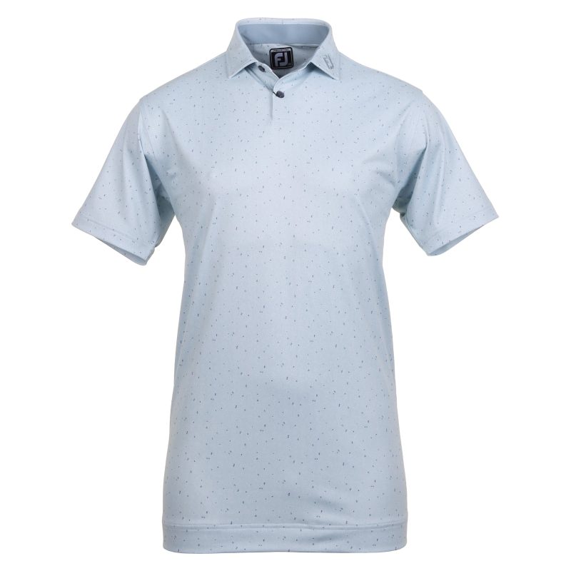 FootJoy Tweed Texture Pique Golf Shirt 81598 1