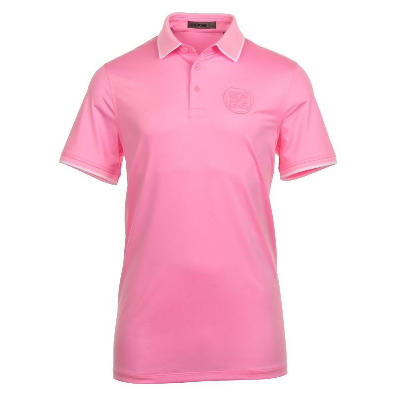 G FORE Circle G s Embossed Tech Jersey Polo GMP000013 Candy 1