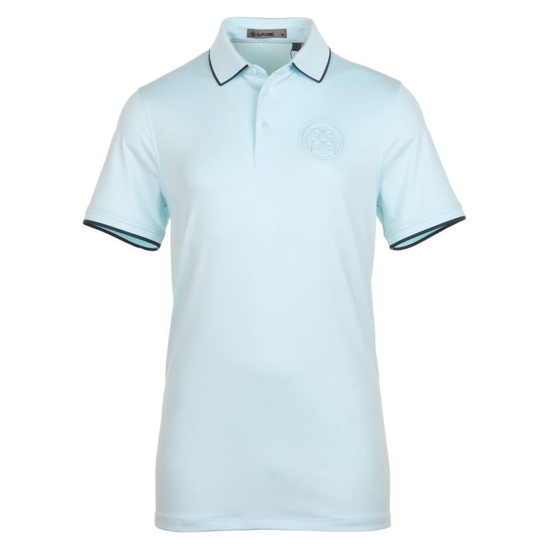 G FORE Circle G s Embossed Tech Jersey Polo GMP000013 Daybreak 1