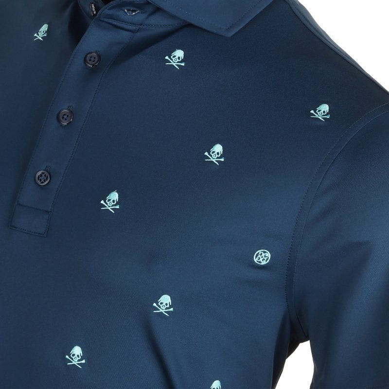 G FORE Embroidered Tech Jersey Polo GMP000008 Storm 3