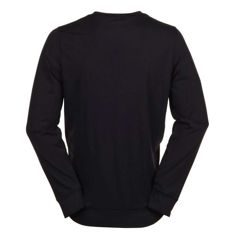 G FORE Luxe Crew Neck Mid Layer GMM000007 Onyx 2