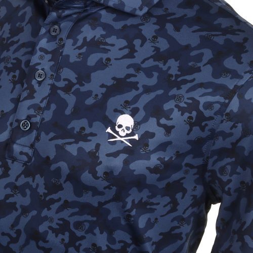 G FORE Mapped Icon Camo Tech Jersey Polo GMP000001 Twilight 3