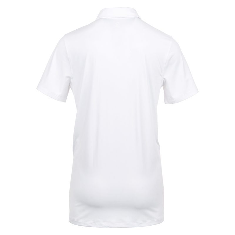 G FORE Melange Ice Nylon Polo GMP000040 Heather Snow 2