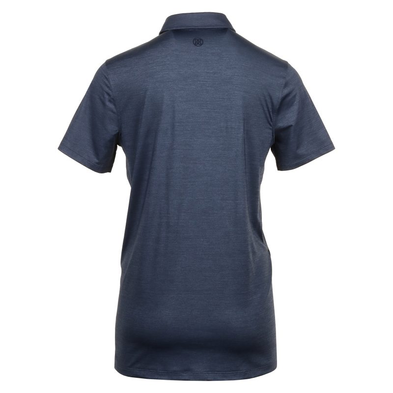 G FORE Melange Ice Nylon Polo GMP000040 Heather Twilight 2