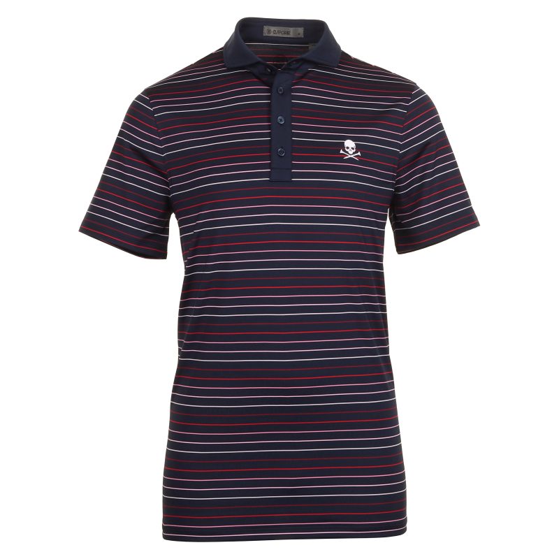 G FORE Multi Stripe Tech Jersey Polo GMP000016 Twilight 1