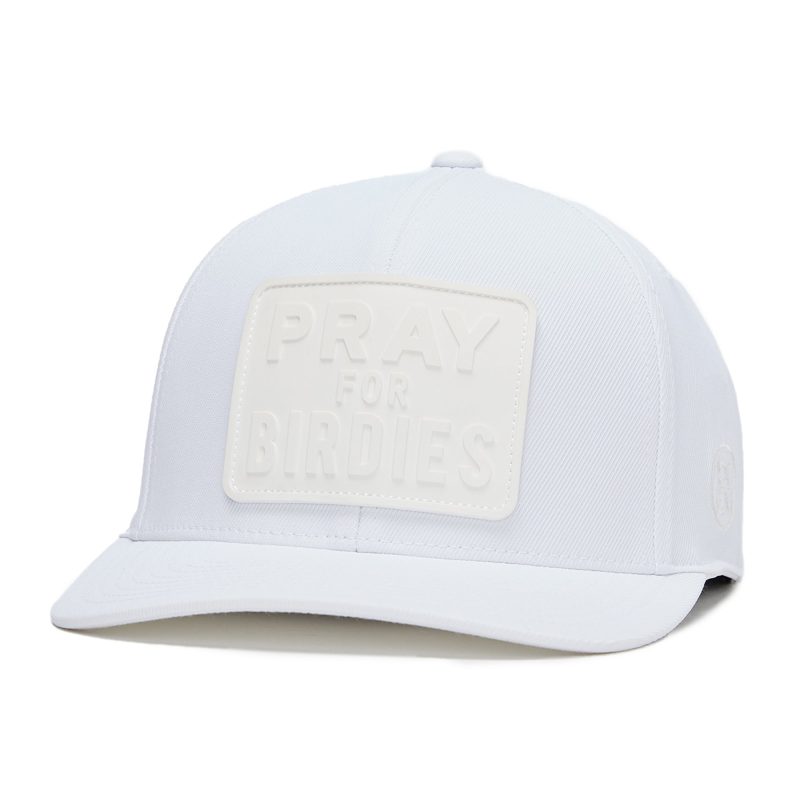 G FORE Pray For Birdies Snapback Cap GMH000010 Snow 1