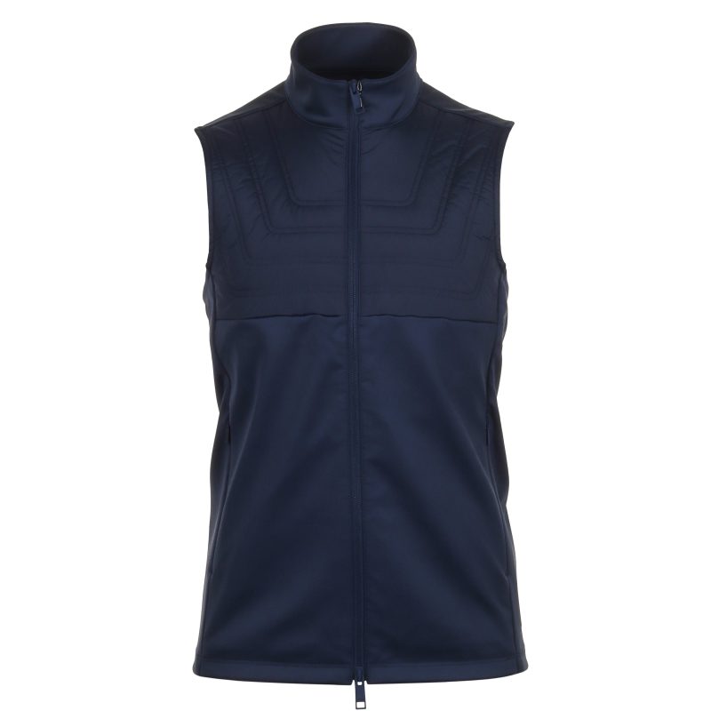 G FORE Quilted Hybrid Stretch Gilet GMO000032 Twilight 1