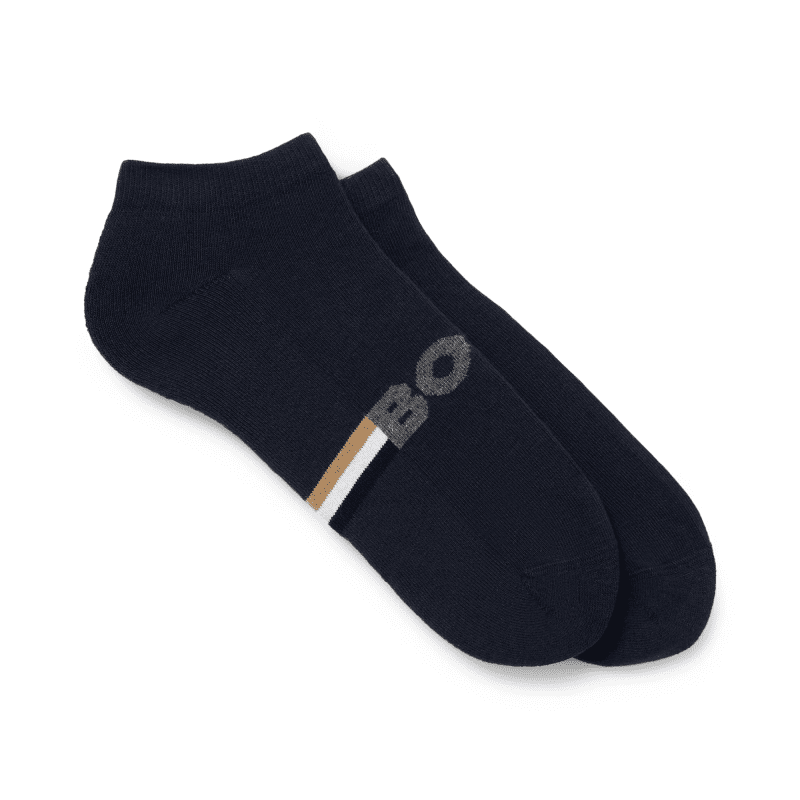 Hugo BOSS 2 Pair AS Plush Iconic Ankle Socks 50510656 401 1