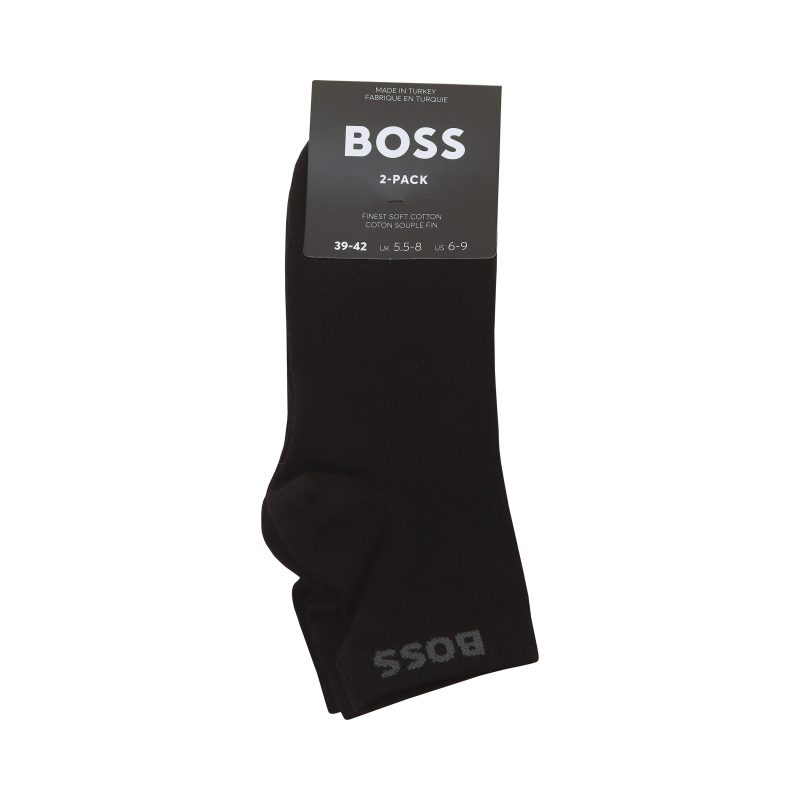 Hugo BOSS 2 Pair SH Uni CC Ankle Socks 50491208 001