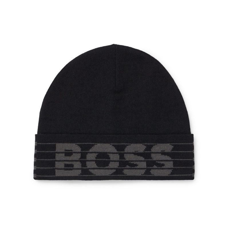 Hugo BOSS Ameta Knitted Beanie Hat 50497441 001