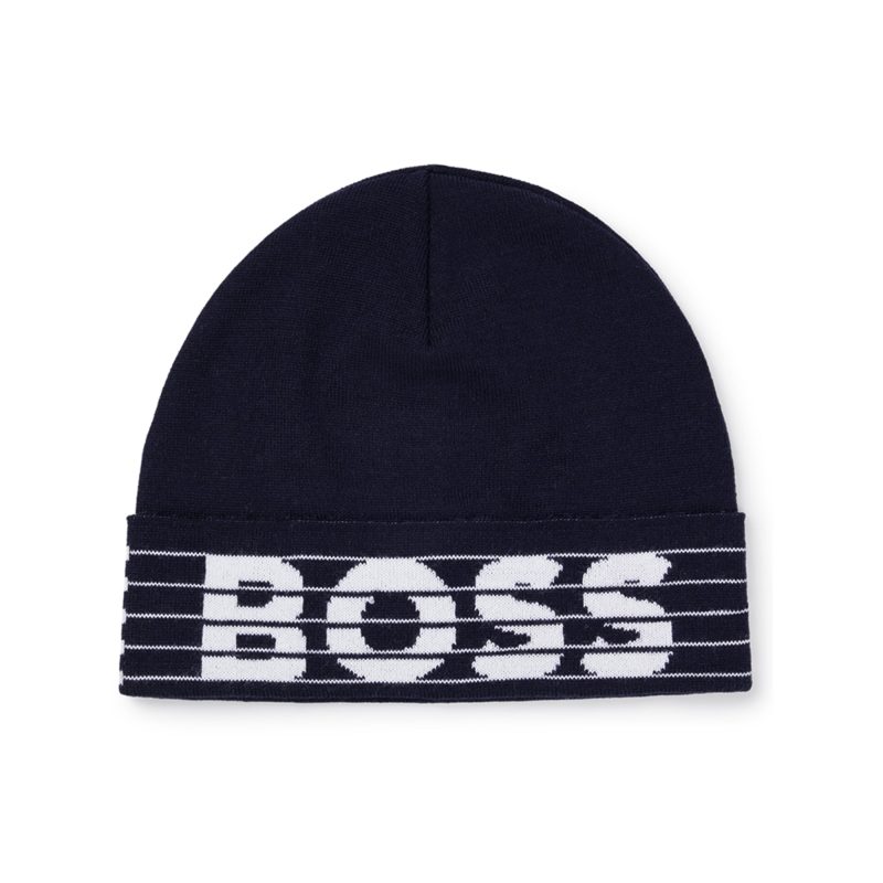 Hugo BOSS Ameta Knitted Beanie Hat 50497441 402