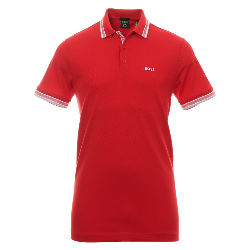 Hugo BOSS Paddy Polo Shirt 50469055 Medium Red 610 1