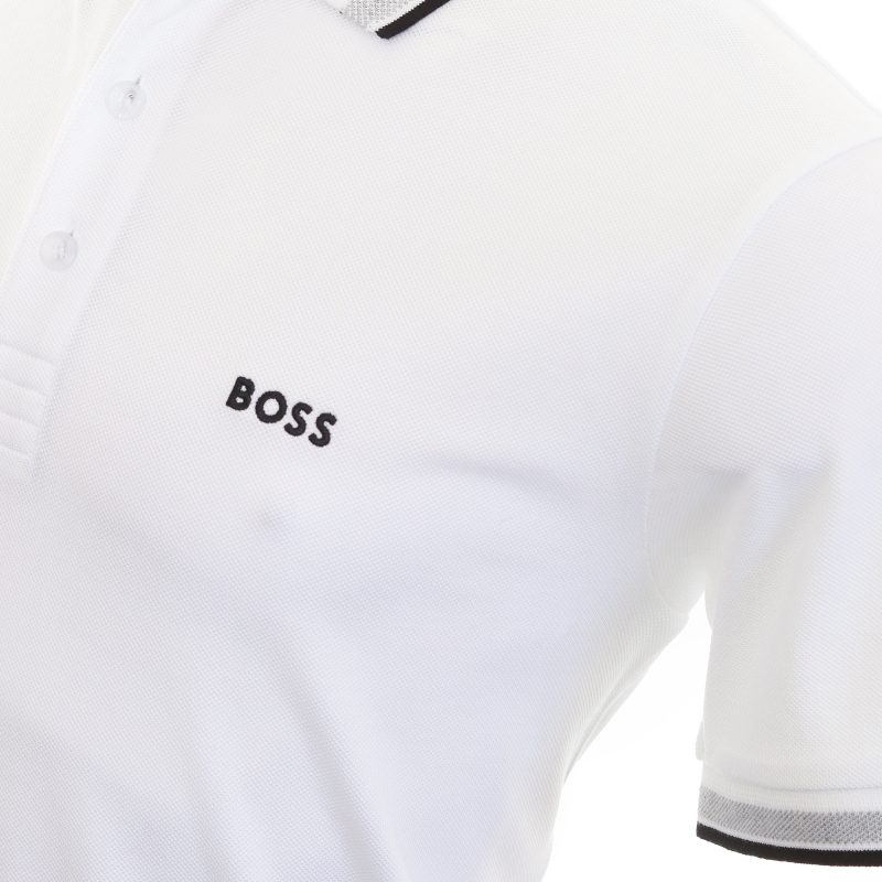 Hugo BOSS Paddy Polo Shirt 50469055 White 100 3