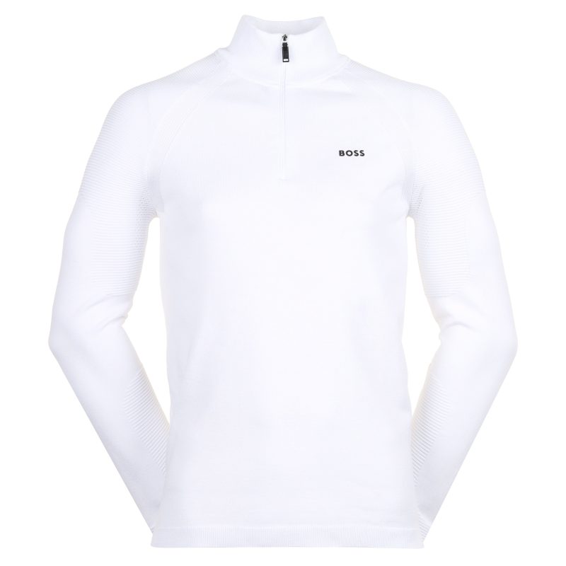 Hugo BOSS Perform X 1 4 Zip Sweater SP24 50498525 100 1