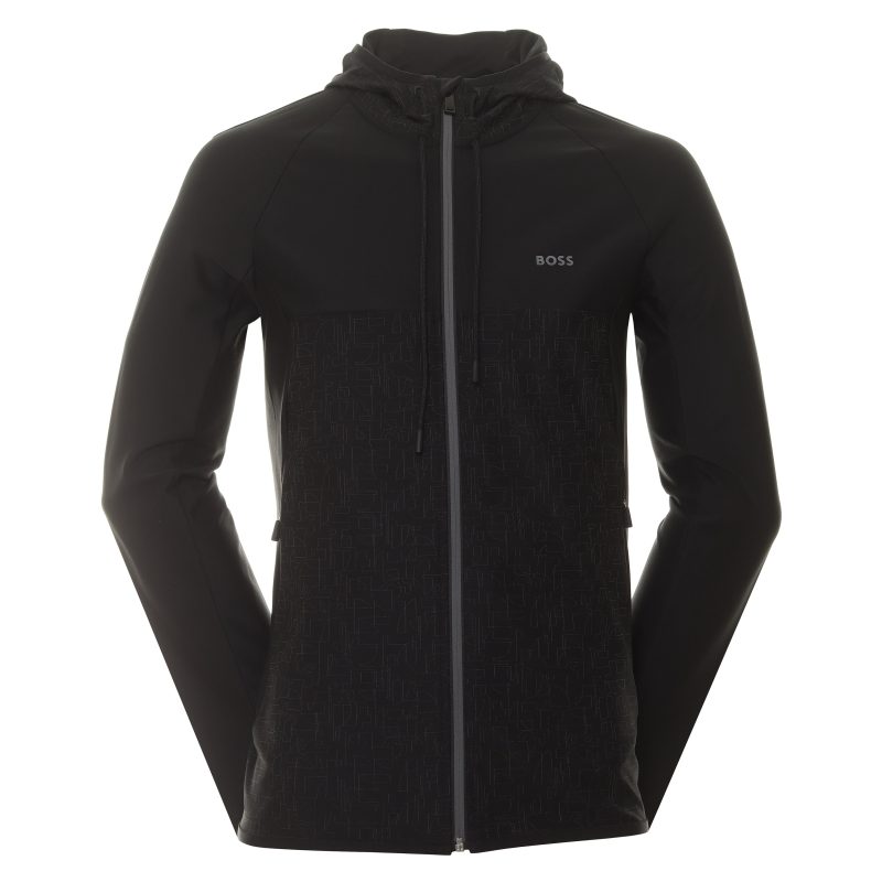 Hugo BOSS Sicon Active 1 Full Zip Hooded Mid Layer 50493465 001 1