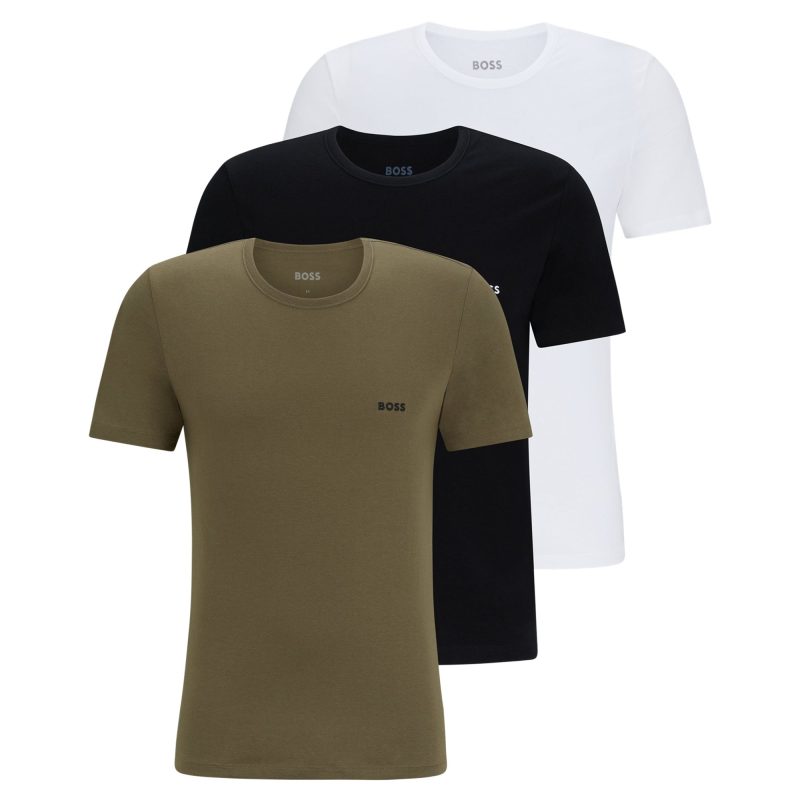 Hugo BOSS Tee Shirt RN 3 Pack 50499445 968