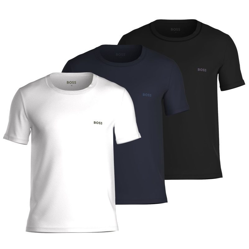 Hugo BOSS Tee Shirt RN 3 Pack 50509255 982