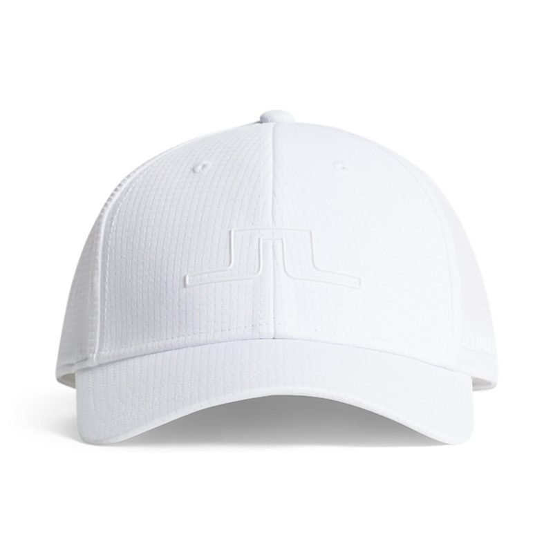 J.Lindeberg Golf Caden Cap GMAC10580 White 0000 1