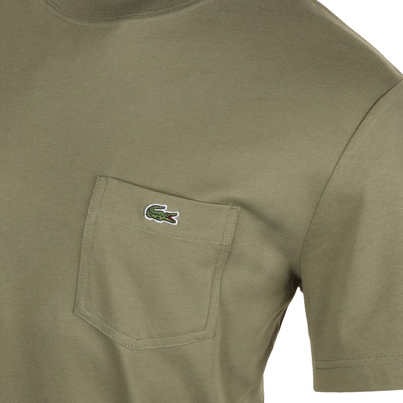 Lacoste Chest Pocket Cotton Tee Shirt TH2827 BMY 3