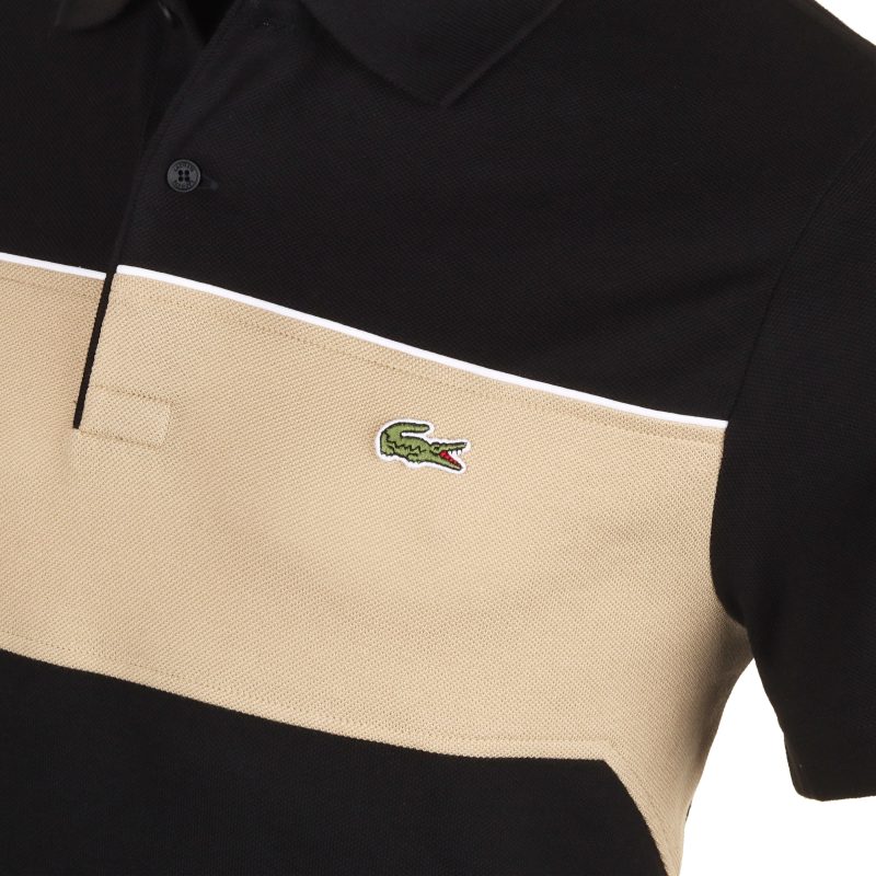 Lacoste Classic Colour Block Pique Polo Shirt PH2847 CMB 3