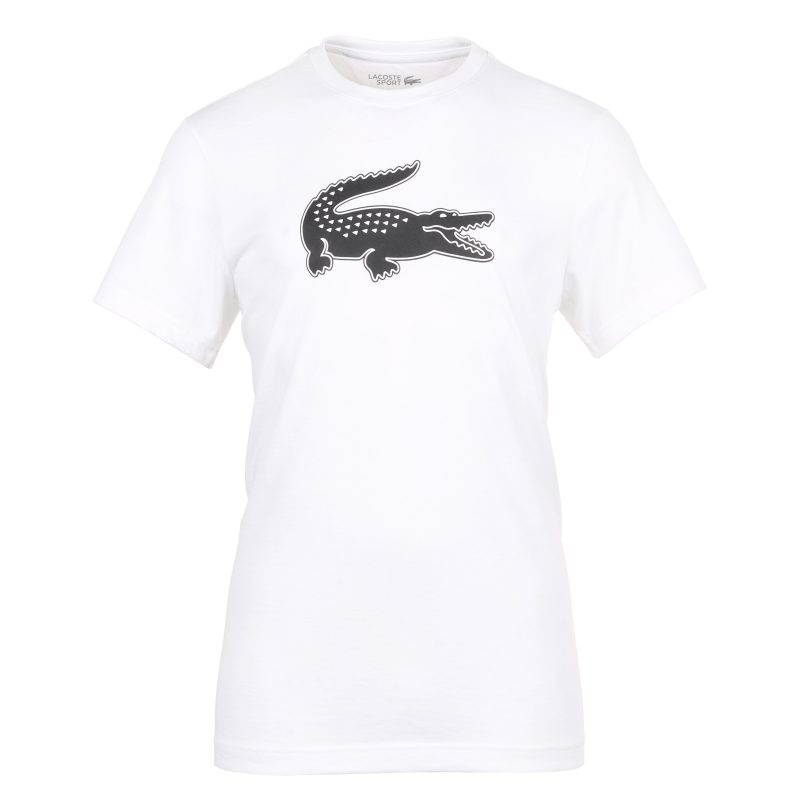 Lacoste Large Croc Print Tee Shirt TH2042 AU8 1