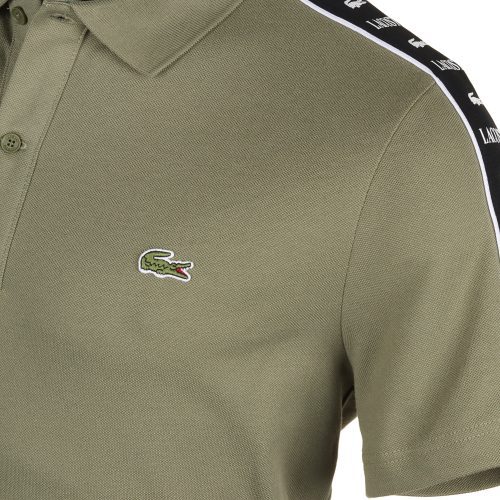 Lacoste Logo Stripe Pique Polo Shirt FA24 PH7398 BMY 3